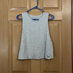 Cropped PINK muscle tee